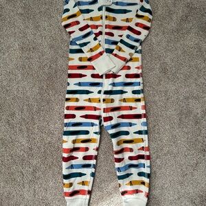 Colorful Crayon Print Pajamas Hanna Andersson 3T (90 cm)